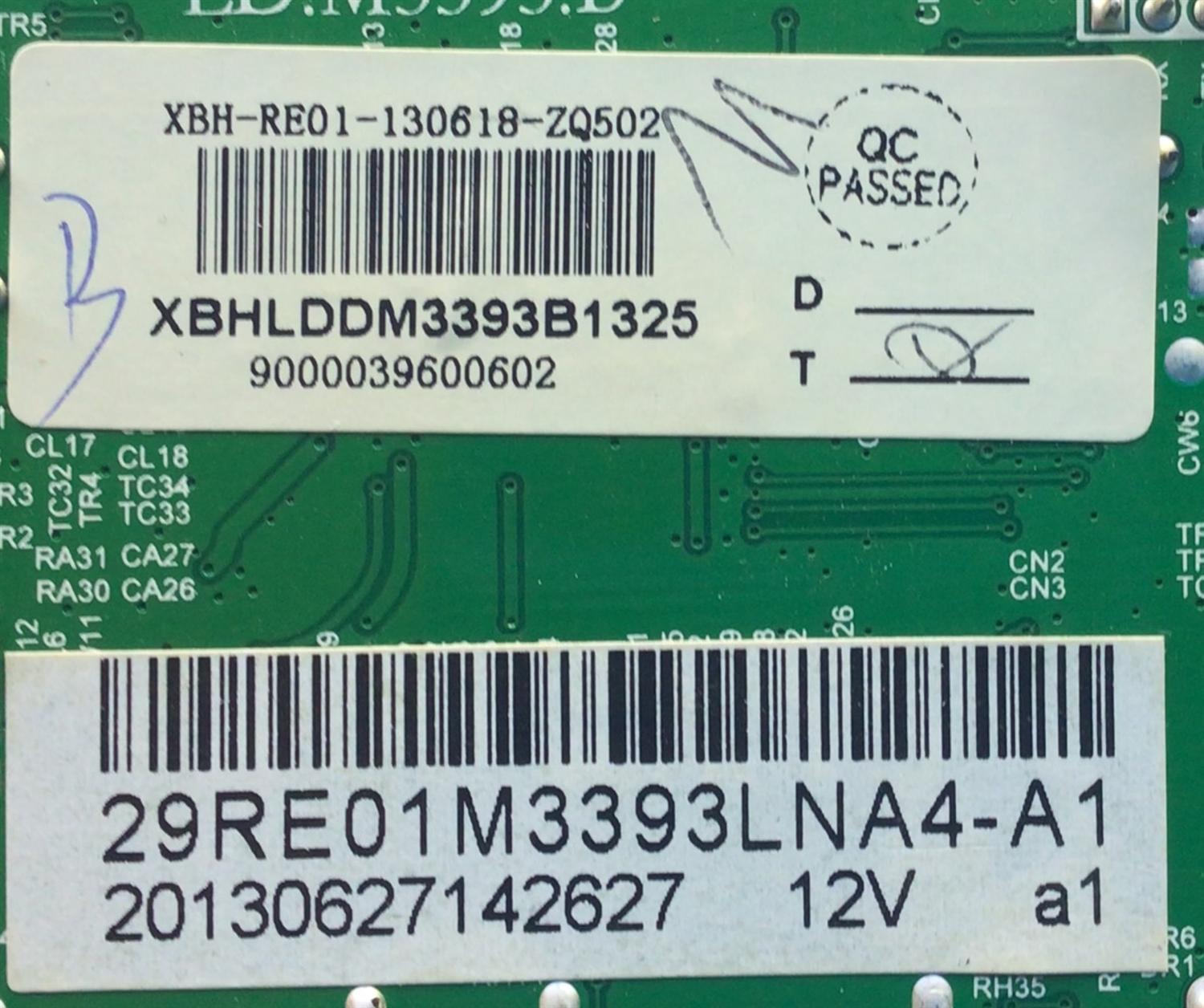 MAIN PARA TV RCA / NUMERO DE PARTE 29RE01M3393LNA4-A1 / LD.M3393.B / XBH-RE01-130618-ZQ502 / XBHLDDM3393B1325 / 20130627142627 / MODELO LED29B30RQ - Imagen 3